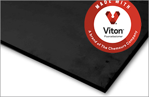Genuine Black Viton Rubber Sheet