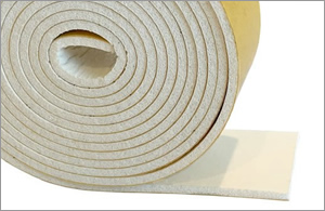 Self Adhesive Expanded White Silicone Strip
