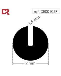Round rubber U Channel Seal DE0010EP
