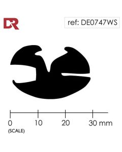 Rubber Window Seal Weatherstrip DE0747WS
