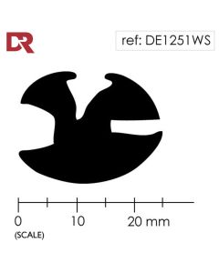 Rubber Window Seal Weatherstrip DE1251WS