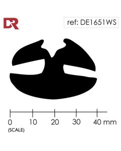 Rubber Window Seal Weatherstrip DE1651WS