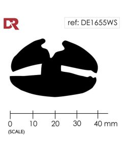 Rubber Window Seal Weatherstrip DE1655WS