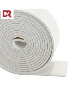 White expanded Silicone rubber strip