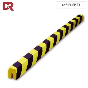 Trapezoidal push on corner guard