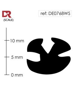 Rubber Window Seal Weatherstrip DE0768WS