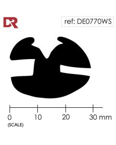 Rubber Window Seal Weatherstrip DE0770WS