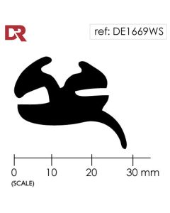 Rubber Window Seal Weatherstrip DE1669WS