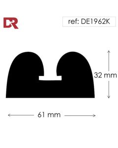 Solid Double D Fender DE1962K