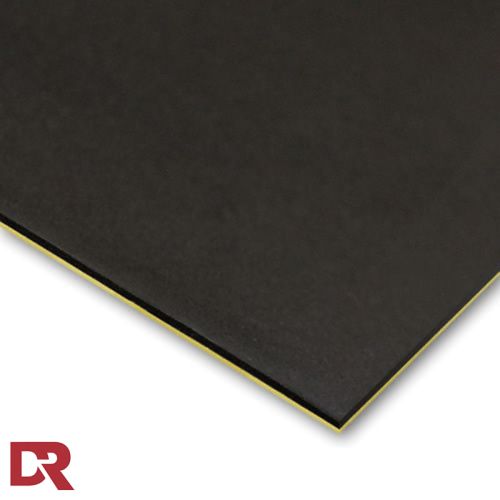 Self adhesive EPDM black rubber sheet
