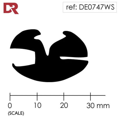 Rubber Window Seal Weatherstrip DE0747WS