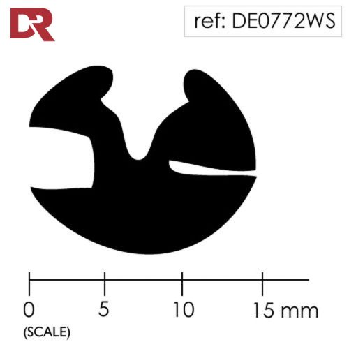 Rubber Window Seal Weatherstrip DE0772WS