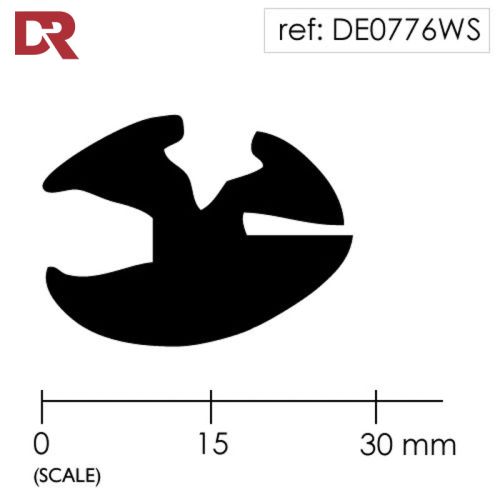 Rubber Window Seal Weatherstrip DE0776WS