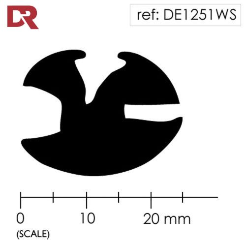 Rubber Window Seal Weatherstrip DE1251WS