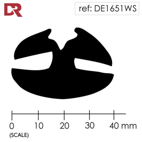 Rubber Window Seal Weatherstrip DE1651WS