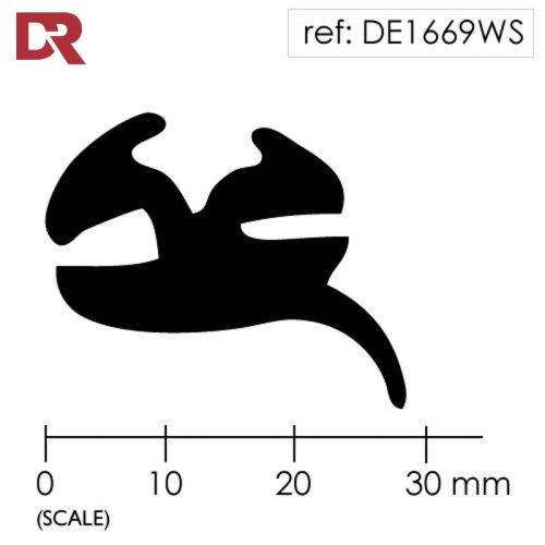 Rubber Window Seal Weatherstrip DE1669WS