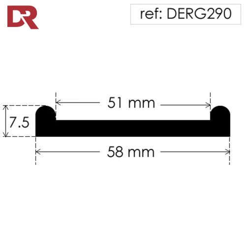 Tank Strap Rubber DERG290