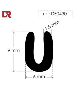 rubber u channel